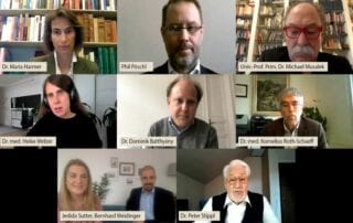 Experten. Collage Redner Panel