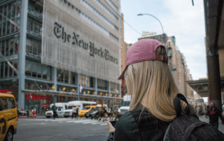Artikel. New York Times Gebäude